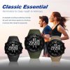 KXAITO 6256 Men’s Military Sports Waterproof Watch – Outdoor Digital Chronograph with LED Backlight, Alarm & Stopwatch